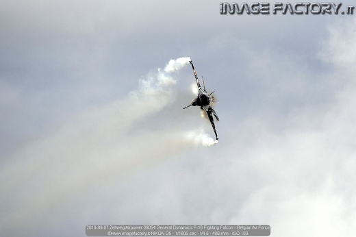 2019-09-07 Zeltweg Airpower 09054 General Dynamics F-16 Fighting Falcon - Belgian Air Force